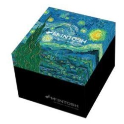 McIntosh Fine Bone China - Van Gogh "Starry Night" Tea Mug w/Infuser & Lid